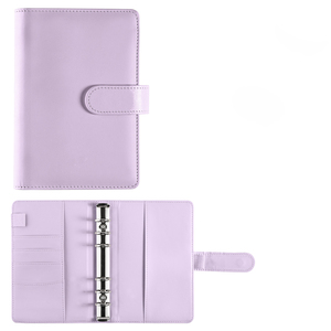 Buste con cerniera stampate in pelle economica A6 PU - Product Image 1