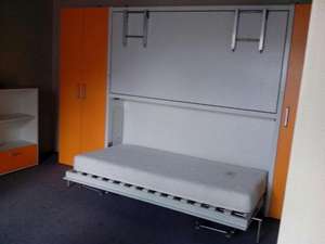 Letto <span class=keywords><strong>a</strong></span> Parete Pieghevole <span class=keywords><strong>Salvaspazio</strong></span> Moderno - Product Image 3