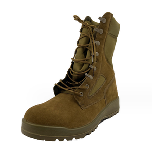 Botas de Tobillo Alto TSB21-5 DMS Personalizadas en Gamuza Marrón Coyote, Anti-Pinchazos y Anti-Impactos para Verano, Invierno y Otoño - Product Image 1