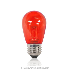 Chuỗi Ánh Sáng Ngoài Trời Edison <span class=keywords><strong>LED</strong></span> S14 Bóng Đèn 1 Watt Rõ Ràng Tác Động Kháng - Product Image 2