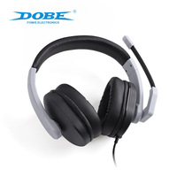 Casque de jeu avec microphone pour PS5 PS4//ONE/360/PC, casque filaire universel