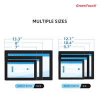 Monitor táctil todo en uno GreenTouch de 10,1 pulgadas, solución compacta de alto rendimiento para aplicaciones versátiles