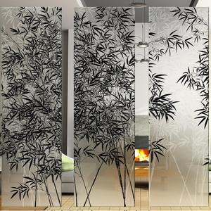 Vitrail en soie style Tiffany, style vintage/ins, pour cloison de fenêtre, motif personnalisé fait à la main, résistant aux rayures - Product Image 1