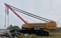 Grue Sany 700 tonnes d'occasion 2020 haute sécurité avec moteur et entraînement pour un fonctionnement efficace – Équipement de levage pour la construction (pour rapport)