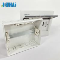 Boîtier de distribution de disjoncteurs 12 voies MCB domestique personnalisé certifié CE JINHAI pour intérieur