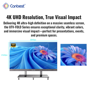 CANBEST UTV FOLD COB 4K Schermo LED Pieghevole All-in-One con Passo 0,78mm, Risoluzione 3840x2160, Video Wall per Eventi sul Palco - Product Image 3