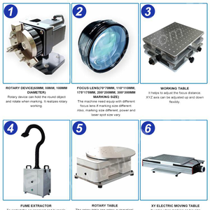 Máy Khắc Laser Bằng Sợi Kim Loại 20W 30W 50W 100W Khắc Sâu - Product Image 3