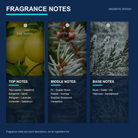 Parfum pour homme aromatique boisé 75 ml en gros, étiquette privée, emballage personnalisé avec logo, impression sérigraphique, fournisseur OEM ODM