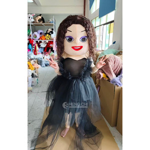 Disfraz de Mascota de Mujer Gorda Sexy con Cabello Rizado Personalizable de Alta Calidad Shengchi <span class=keywords><strong>para</strong></span> Eventos de Promoción Comercial - Product Image 1