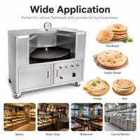 Machine à tandoori automatique Usaha, four rotatif pour petits pains arabes et pita
