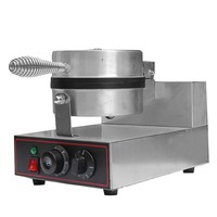 Machine à gaufres belges électriques commerciales en forme de cœur, machine à gaufres bulles avec contrôle thermostatique pour hôtels et snacks