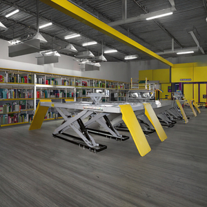 AIWO Double <strong>Level</strong> Small Car Scissor Lift Hydraulic <strong>Auto</strong> Repair Equipment CE Certified Garage Lift 4T Capacity 2160mm Max Lift - Product Image 2