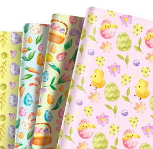 Wholesale Spring <strong>Easter</strong> Egg Bunny Chick Gift Box Decorative <strong>Wrapping</strong> <strong>Paper</strong> and <strong>Paper</strong> for Flower Bouquet pa - Product Image 4