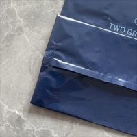 Sacs personnalisés avec logo réutilisables en LDPE/HDPE PE, poignée découpée, fond carré, couleur personnalisée, pour expédition, livraison de repas à emporter, restaurant