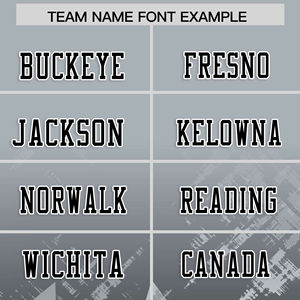 Maillot de football américain personnalisé gris et noir avec dégradé d'étoiles - Product Image 3