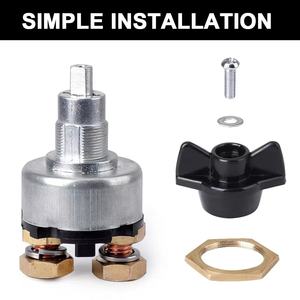 Lucas Style/Type clé à poignée fixe isolateur de batterie interrupteur de coupure pour RV batterie Marine bateau voiture véhicules - Product Image 3