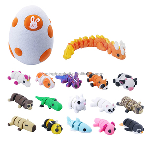 Offre Spéciale : Figurines d'animaux imprimées en 3D à articulations mobiles – Modèles de dessins animés amusants, animaux de poche articulés pour les fêtes d'anniversaire des garçons - Product Image 4