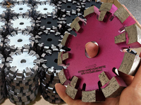Disque de coupe diamanté segmenté de 130 mm pour la découpe de béton, de briques, de blocs, de maçonnerie, de granit et de pierre à haute abrasion