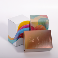 Boîte d'emballage cosmétique de luxe, boîte en papier pliable personnalisée, boîte pour produits de soin de la peau, pour lotion