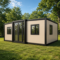 Maison de villégiature extensible en conteneurs de 20, 30 et 40 pieds – Location de maison de luxe extensible en conteneurs 2-3 chambres