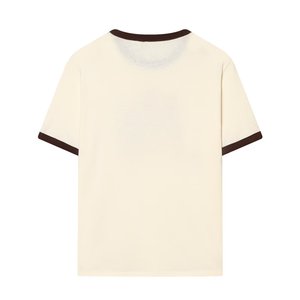 Camiseta de manga corta holgada con cuello redondo de poliéster para mujer, diseño de marioneta de rana grande de dibujos animados, colección de verano 2026 BR&ZA - Product Image 3