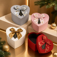 Boîte de rangement élégante en carton rond avec matériaux recyclés et ruban pour cadeaux cosmétiques personnalisables