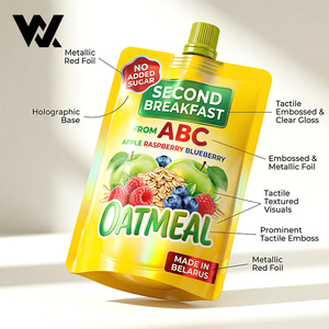 ถุงพลาสติกพิมพ์ลายตามสั่ง เกรดสำหรับอาหาร ขนาด 250 มล. 600 มล. สำหรับบรรจุน้ำผลไม้ <span class=keywords><strong>แบบ</strong></span>หลายชั้น ชนิดเติมได้ <span class=keywords><strong>ป</strong></span>ากถุง<span class=keywords><strong>แบบ</strong></span> Doypack พร้อมจุกหัวฉีด<span class=keywords><strong>แบบ</strong></span>เอียงและจุกหัวฉีดแบบ<span class=keywords><strong>มุม</strong></span> - Product Image 2