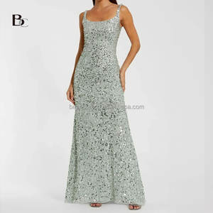 Vestido de Noche con Cuentas al por Mayor para Mujer, Personalización de Fábrica, Alta Costura, Boutique de Lujo, Producción Limitada de 50 Piezas - Product Image 1