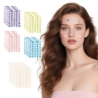 Patchs Hydrocolloïdes Ultra Fins pour Boutons, Autocollants Transparents Invisibles pour l'Acné, 40 Pièces pour le Visage, Imperméables et Respirants, Multicolores