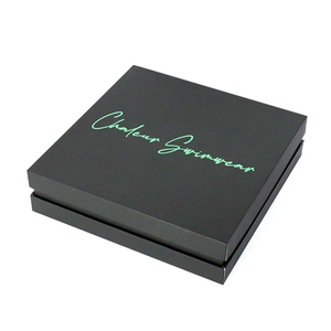 Personality Custom Logo Rigid <b>Lid</b> and Based Packaging <b>Box</b> <b>with</b> Neck Grey Board 2024 Best Sales - Product Image 1