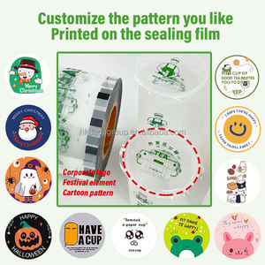 Gobelets à thé au lait à bulles Boba en PP de qualité alimentaire jetables avec logo personnalisé en gros, 90 mm, 16 oz, 20 oz, 32 oz, avec couvercles - Product Image 5