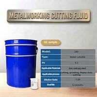 Fluide de coupe semi-synthétique sans nitrite pour l'aluminium, l'acier inoxydable et l'usinage CNC, longue durée de vie