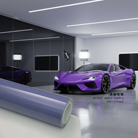 Film de protection professionnel pour peinture automobile - Revêtement protecteur en TPU auto-réparateur, changeant de couleur, résistant aux UV et aux rayures.