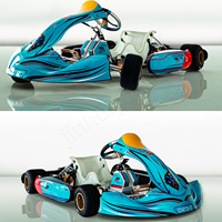 Kart de course professionnel 4 temps à essence pour adultes - Vitesse maximale 80 km/h - Karting tout-terrain