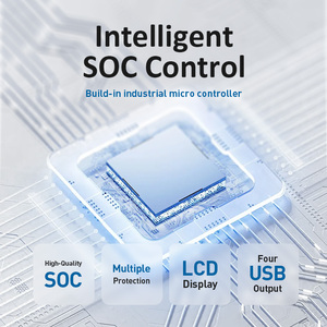 Contrôleur de charge solaire PWM manuel GCSOAR MT2024-20A 20A 12V/24V pour batteries au plomb-acide/lithium, zones urbaines, bâtiments hauts, lumière du soleil limitée - Product Image 5