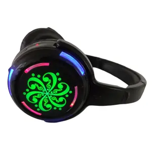 Hand Free Silent Disco Stereo Headphones For Walking Tour RF988