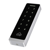 Nouveau lecteur de clavier tactile en métal Wiegand, RFID 13,56 MHz 125 KHz, lecteur de cartes à code Wiegand 26/34 sorties pour contrôle d'accès