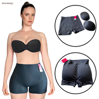 Culotte Gainante Rembourrée Effet Remonte-Fesses Sans Couture – Gaine Ventre Plat Serre-Taille Améliorateur de Fesses pour Femme