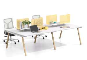 โต๊ะทำงานเหล็กแบบโมเดิร์น<span class=keywords><strong>2</strong></span> 4 6ที่นั่งทำงานเปิดตามสั่ง - Product Image 6