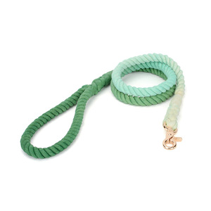 Verstellbares Nylon-Hunde leinen halsband Set Schnell verschluss Geflochtenes Paracord Niedliches festes Muster mit reflektieren dem Baumwoll-Hanfseil - Product Image 3