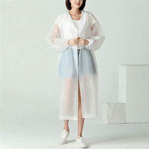 Imperméable long unisexe pour adultes, en EVA, imperméable, coupe-vent, à capuche, pour filles, hommes, femmes, voyages, pêche, camping - Product Image 2