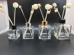 Chai Thủy Tinh Khuếch Tán Sậy Hổ Phách Màu Tùy Chỉnh 5Oz Chai Thủy Tinh Hương Liệu Hình Vuông <span class=keywords><strong>150Ml</strong></span> 155Ml Có Nắp Vặn - Product Image 6