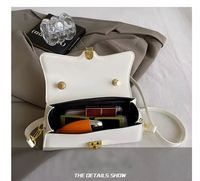 Sac à main tendance printemps pour femme, polyvalent, en PU, petit modèle, bandoulière simple, color block, fermeture éclair