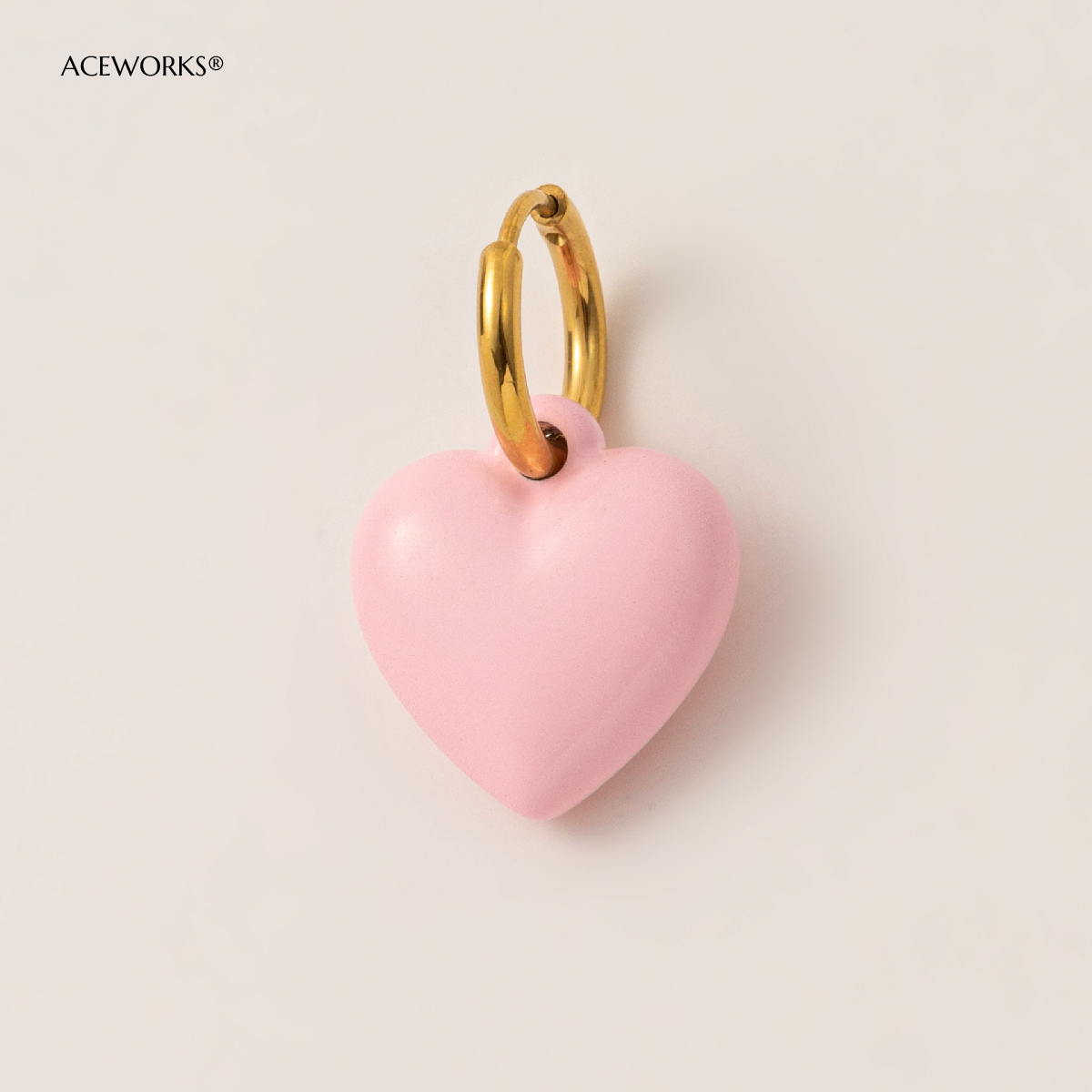 Pink Heart 20mm