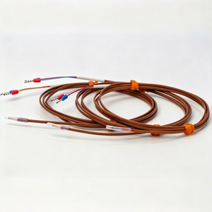 Impermeable 200 ℃   Termopar Tipo K y Tipo <span class=keywords><strong>J</strong></span>, Sensor de Temperatura de Tamaño Pequeño con Cable Aislado con FEP de 0.5m - Product Image 1