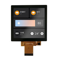 Pantalla Lcd cuadrada de tamaño pequeño de 4 pulgadas, señalización Digital Android 1:1, pantalla táctil, pantalla cuadrada de arte para tiendas comerciales de marca de joyería