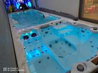 7 mètres Acrylique Extérieur Conteneur D'expédition Piscine Sans Fin