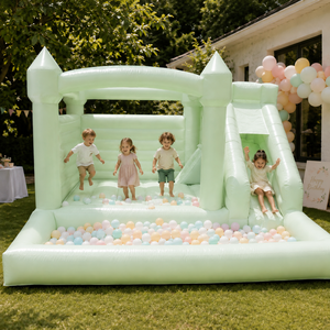 Château gonflable de luxe pour enfants avec <span class=keywords><strong>piscine</strong></span> et toboggan pour <span class=keywords><strong>jardin</strong></span>, événements et <span class=keywords><strong>location</strong></span> - Product Image 1