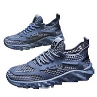 Chaussures de course pour hommes, respirantes, en mesh, amorties, antidérapantes, style tendance Coconut, pour les loisirs et le sport