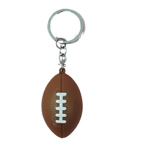 3,8cm Großer Fußball-Schlüsselanhänger Taschenanhänger Basketball Golf Volleyball Rugby Tennis Fußball Sport Werbegeschenke Schlüsselring - Product Image 4